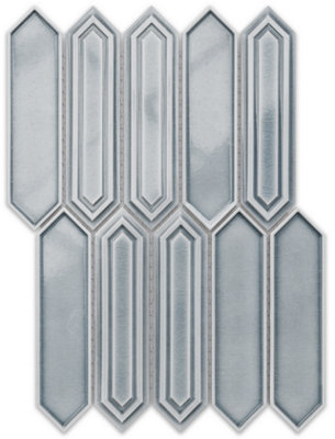 Ilcom Mosaic Tile Sheet In Ceramic On Mesh 35Cm X 25.5CmCity Vibes from B&Q