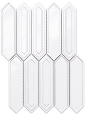 Ilcom Mosaic Tile Sheet In Ceramic On Mesh 35Cm X 25.5CmCasablanca from B&Q