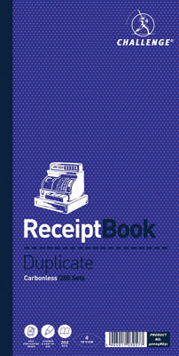 Challenge Duplicate Receipt Book, Carbonless, 200 Pages, 1 pack (280 x 141 mm) - Image 7