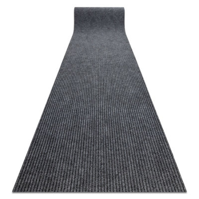 RugsX RunnerDoormat Antislip 2126 OutdoorIndoor Liverpool Grey 120 Cm 120X250 Cm from B&Q