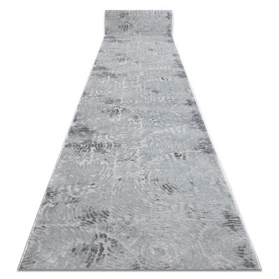 RugsX Runner Structural Mefe 8725 Two Levels Of Fleece Grey 70 Cm 70X220 Cm from B&Q
