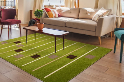 Rugsx Carpet Caramel Baka Green 200X300 Cm from B&Q
