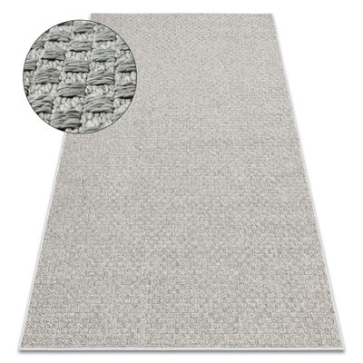 RugsX Carpet Origi 3661 GreyFlat-Woven Sisal String 78X150 Cm from B&Q