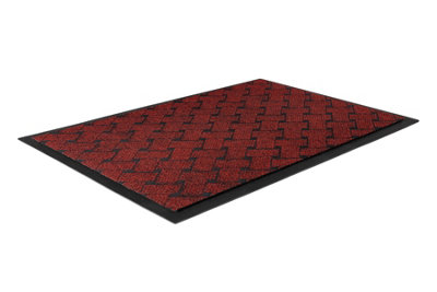 RugsX Doormat Antislip Vectra 3353 OutdoorIndoor Red  50X80 Cm from B&Q