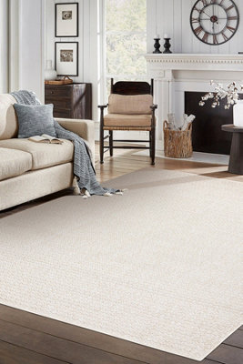RugsX Carpet Jersey 19236 CreamStructuralLoop Boho   80X150 Cm from B&Q