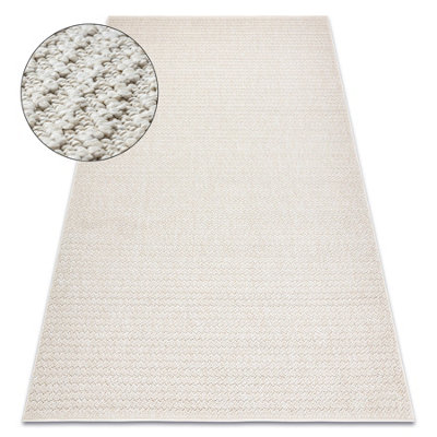 RugsX Carpet Jersey 19236 CreamStructuralLoop Boho  200X290 Cm from B&Q