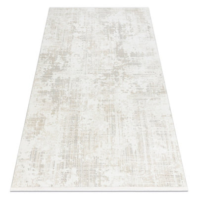 RugsX Modern Carpet Duke 51374 CreamVintageStructuredVery SoftFring 180X270 Cm from B&Q