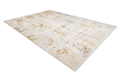RugsX Modern Carpet Duke 51546 Cream / GoldVintageStructuredVery Soft  280X370 Cm from B&Q