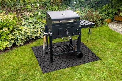 RugsX Vectra 316 Protective Grill Mat For TerraceOutdoorBeige  150X200 Cm from B&Q