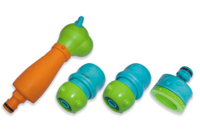 B&Q -  Colorful Sprinkler Multifunctional Nozzle For Kids Children Garden Watering Fun