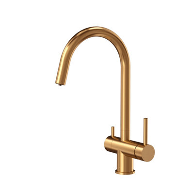 Quadron Caren 3-Way Filter Tap CopperNano Pvd Stainless Steel Material from B&Q