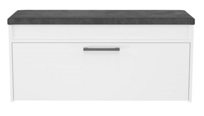 Parma Shoe Cabinet White At An Attractive Price from B&Q