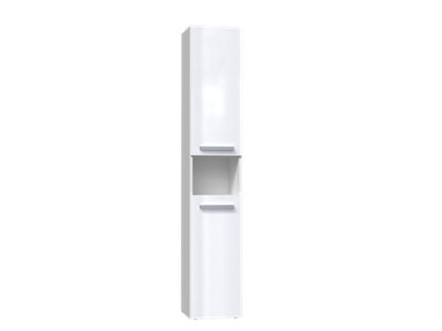 Nel Iii Bathroom Cabinet Gloss White from B&Q