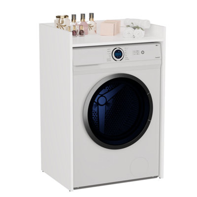 Washing Machine Topeshop Pola Np Cabinet White Bathroom Storage Unit from B&Q