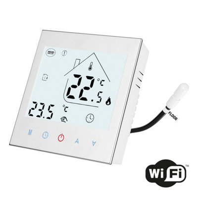 B&Q -  Smart Wifi Thermostat Hd-T1000 White