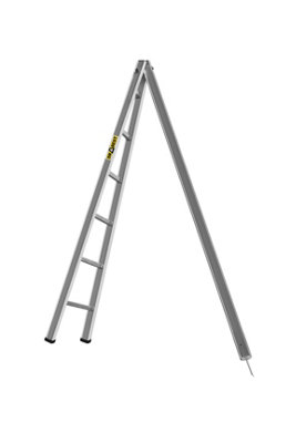 Drabest 6-Rungs Aluminium Tripod Garden Ladder 150Kg from B&Q
