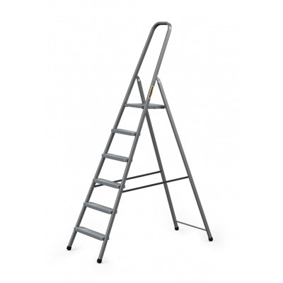 Drabest Steel 6-Step Household Ladder 125 Kg from B&Q