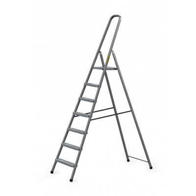 Drabest Steel 7-Step Household Ladder 125 Kg from B&Q
