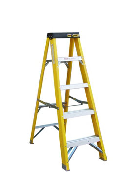 B&Q -  Fibreglass Swingback 5 Steps Ladder En131