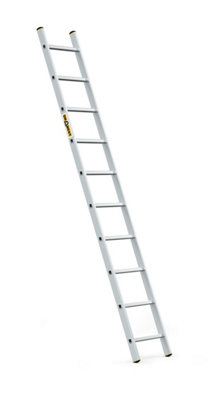Drabest Professional 10-Step Aluminum Leaning Ladder150 Kg Capacity from B&Q
