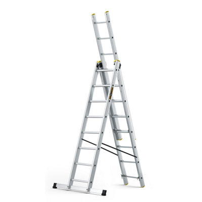 Drabest 3X8 Professional Multi-Functional Aluminum Ladder from B&Q