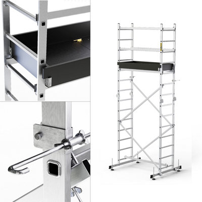 Drabest Hector Pro Aluminium Scaffolding En1004 Pro from B&Q