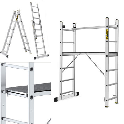 Drabest Aluminium Scaffolding Platform Ladder 2X6 En131 Pro from B&Q
