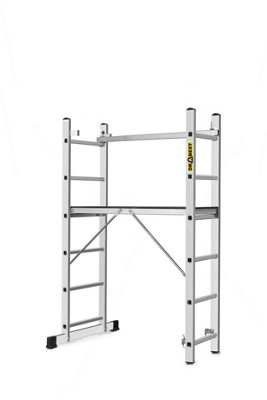Drabest Home Aluminium Scaffolding Platform Ladder 2X6 from B&Q