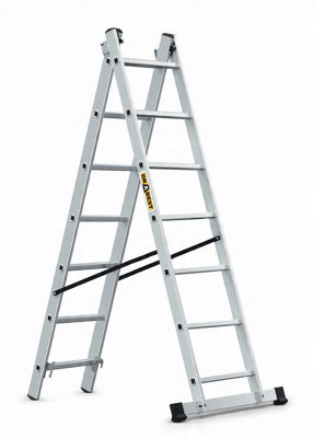 Drabest Home Aluminum Ladder 2-Section 2X7 150 Kg from B&Q