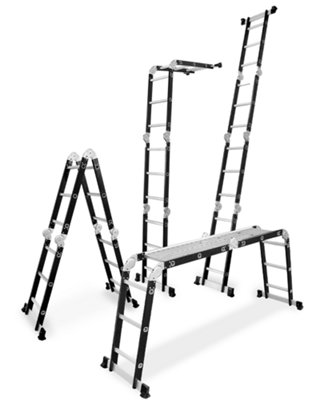 Drabest Multifunctional Ladder 4X3 125 Kg + Platform from B&Q