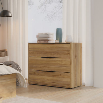Furniture To Go Orkney 3 Drawer Chest In Mauvella Oak from B&Q