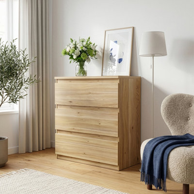 Furniture To Go Edmore 3 Drawer Chest In Mauvella Oak from B&Q