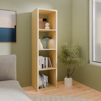 B&Q -  Mauro 3 Shelves Storage Unit In Yellow