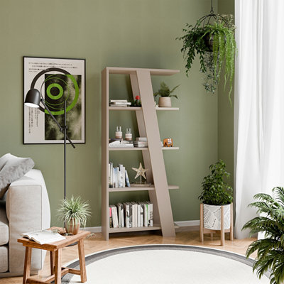 Furniture To Go Natta 5-Tier Shelving Unit In Taupe from B&Q