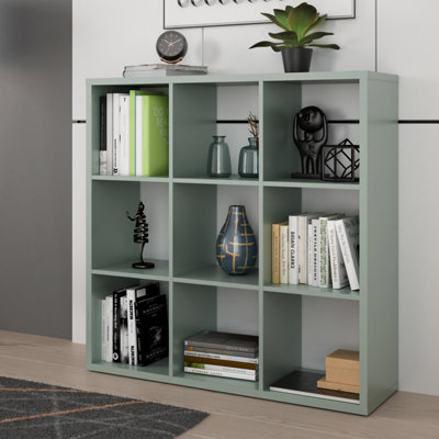 Furniture To Go Mauro 3X3 Storage Unit In Sage Green from B&Q