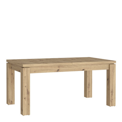 Furniture To Go Trondheim Extending Dining Table In Artisan Oak from B&Q