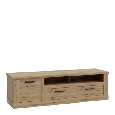 Furniture To Go Corona 2 Drawer 1 Door Coffee Tv Unit In Artisan Oak