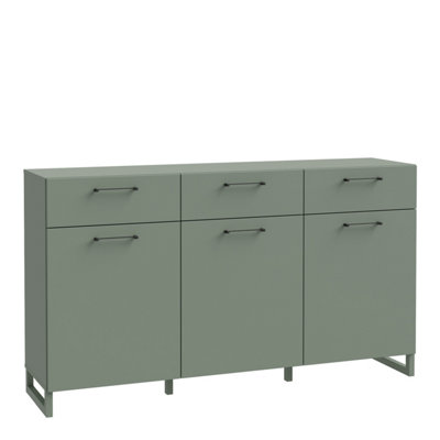 Furniture To Go Sali 3 Door 3 Drawer Chest In Sage Green from B&Q