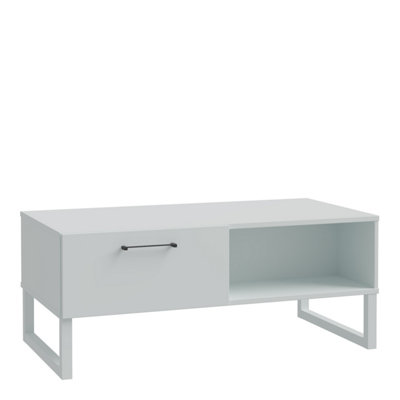 B&Q -  Sali 1 Drawer Coffee Table In Light Grey