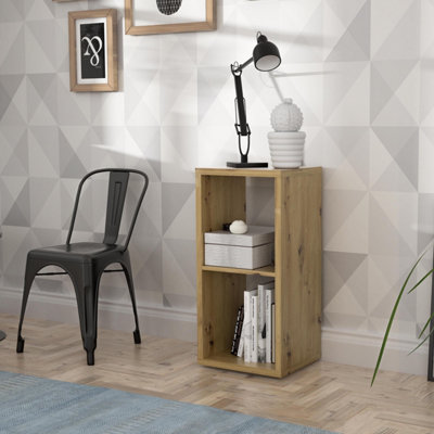 Mauro 1 Shelf Storage Unit Artisan Oak Brown - Image 4