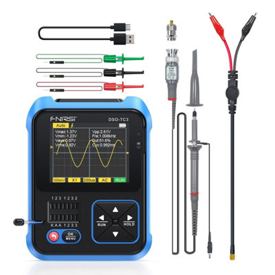 Fnirsi Dso-Tc3 3-In-1 Handheld Digital Oscilloscopes Signal Generator Transistor Tester Full Version from B&Q