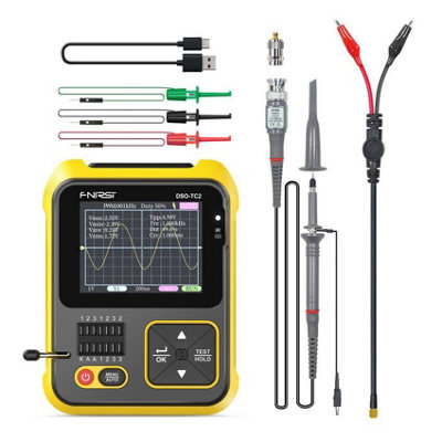 Fnirsi Dso-Tc2 2-In-1 Handheld Digital Oscilloscope Transistor Tester Full Version from B&Q