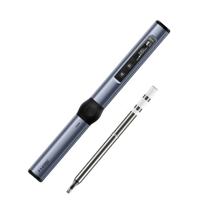 Fnirsi Hs-01 Smart Electric Soldering Iron Blue from B&Q