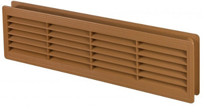 Awenta Alder 120X440mm Internal Door Plastic Ventilation Grille Air Vent Collar from B&Q
