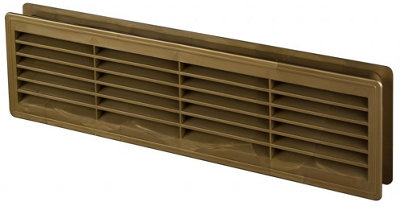 Awenta Patina 120X440mm Internal Door Plastic Ventilation Grille Air Vent Collar from B&Q