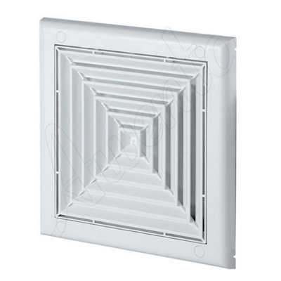 Awenta 150X150mm Wall Ventilation Grille Cover With Anti Insects Net Square Shaped from B&Q