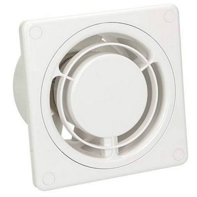 Awenta 100mm 4 Inch Silent Bathroom Extractor Fan Standard Ring Ventilator from B&Q
