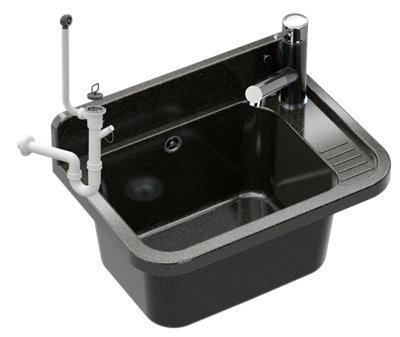 Utility Sink Granitan Paron For LaundryBoiler RoomGarage With Tap And Drain Set from B&Q