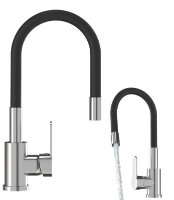 Granitan Kitchen Tap Grado Flexible Spout 1Pc from B&Q