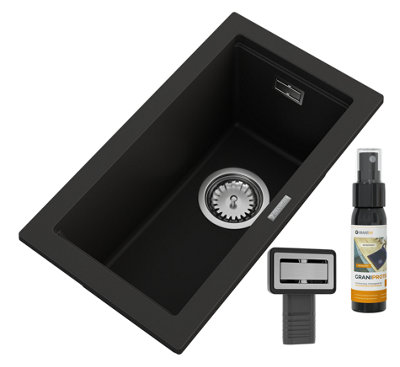 Granitan Granit Composite Undermount Sink Tuga28 With Syphon 1 Set from B&Q